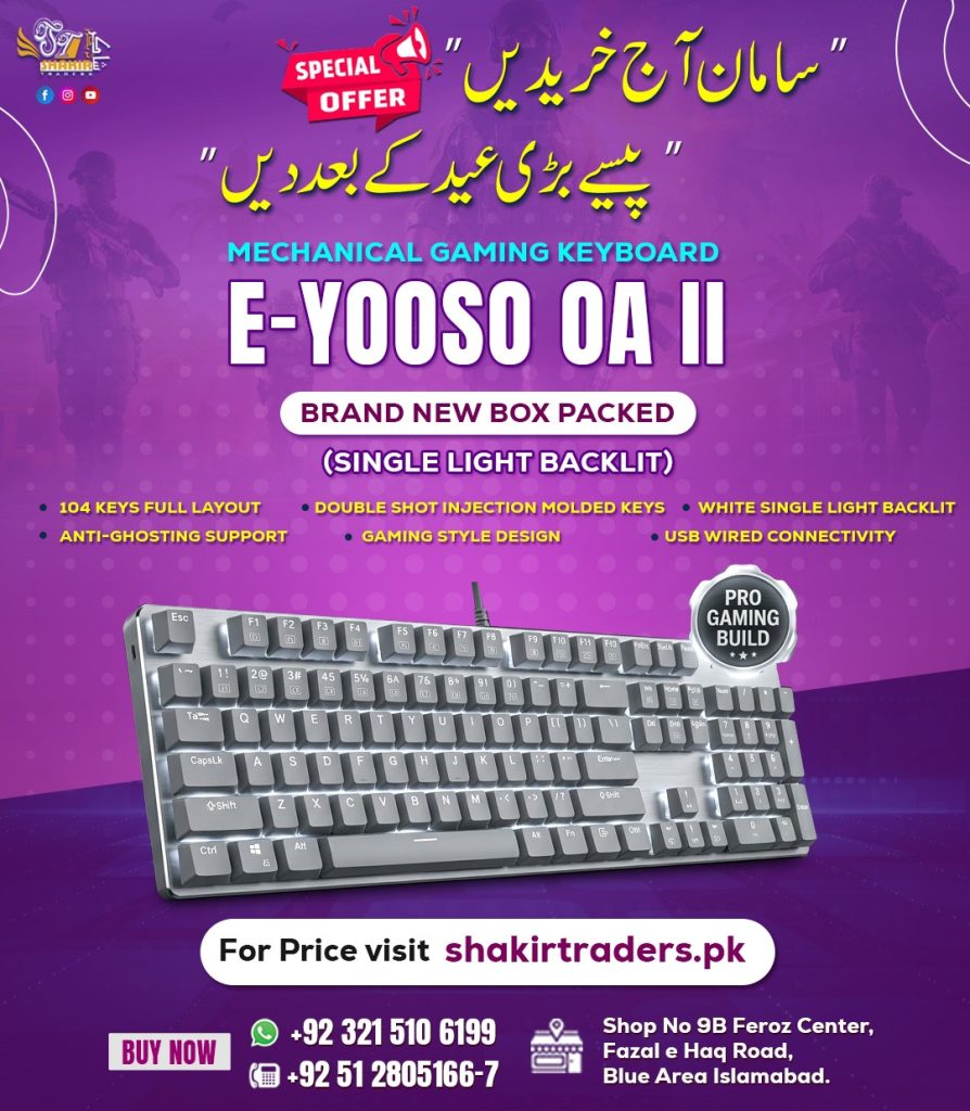 Eyooso OA II Gaming Mechanical Keyboard