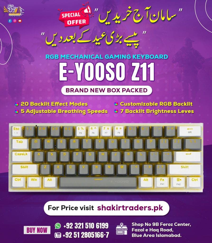 Eyooso Z-11 Gaming Mechanical Keyboard