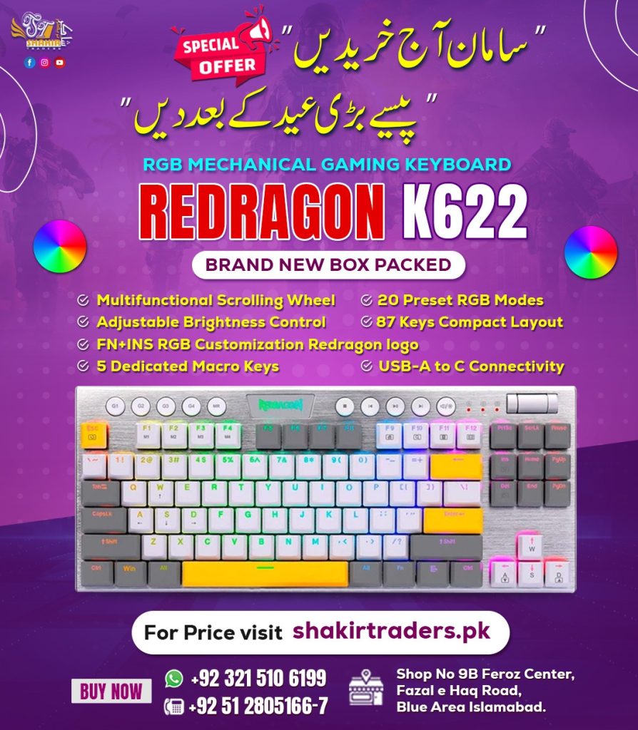 Redragon K622 Gaming Mechanical Keyboard