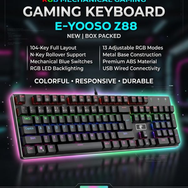 Eyooso Z88 Gaming Mechanical Keyboard