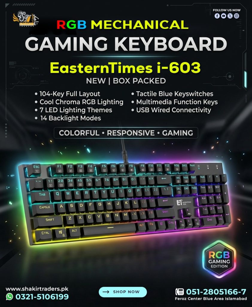 EasternTimes i603 Gaming Mechanical Keyboard
