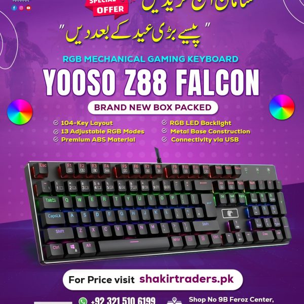 Eyooso Z88 Gaming Mechanical Keyboard