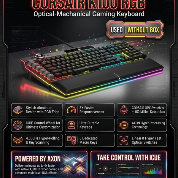 Corsair K100 Gaming Mechanical Keyboard