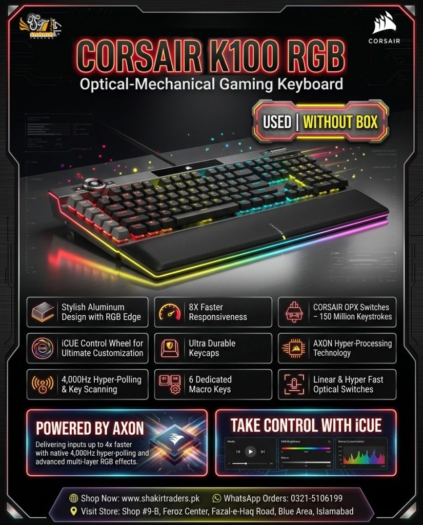 Corsair K100 Gaming Mechanical Keyboard