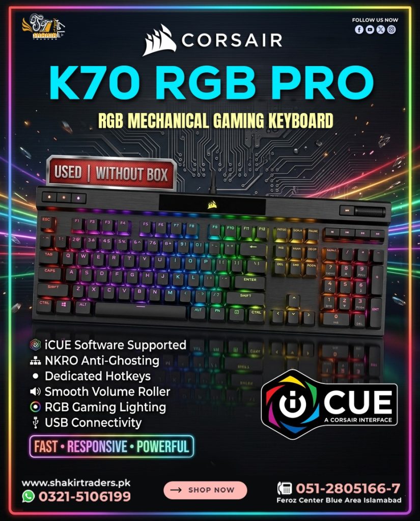 Corsair K70 Pro Gaming Mechanical Keyboard
