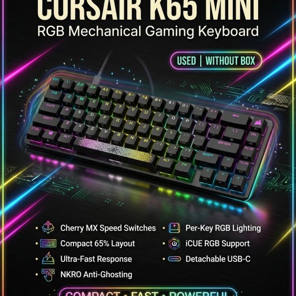 Corsair K65 Mini Gaming Mechanical Keyboard