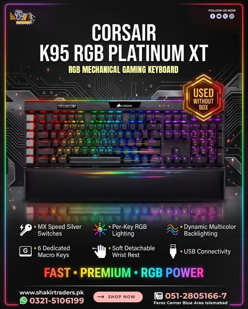 Corsair K95 Platinum XT Gaming Mechanical Keyboard