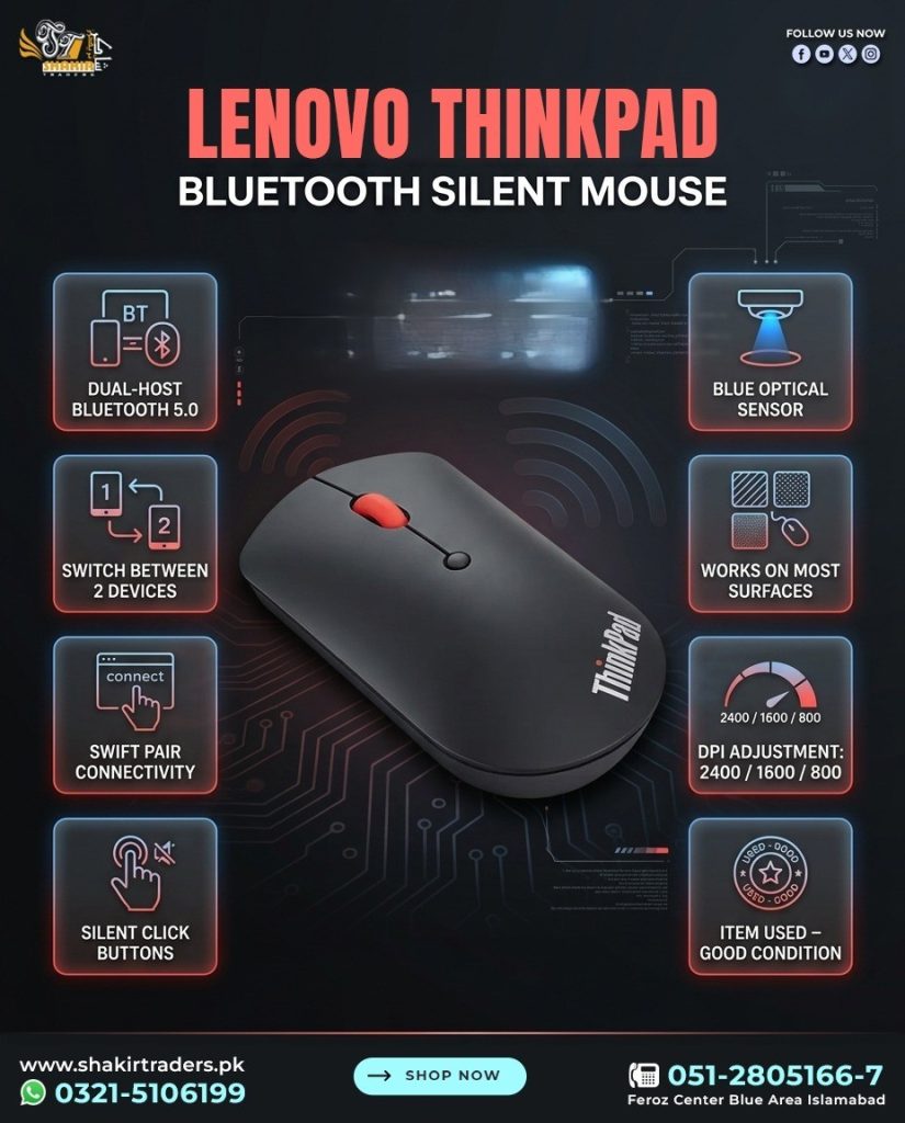 Lenovo Thinkpad Bluetooth Silent Mouse
