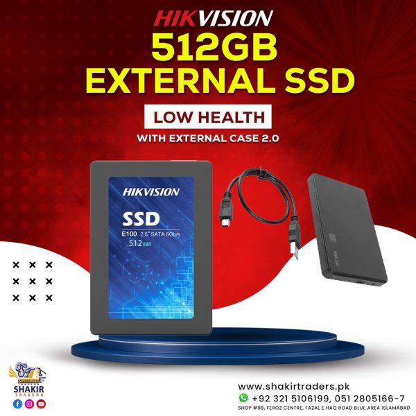 512GB Hikvision SSD Low Health (Used)
