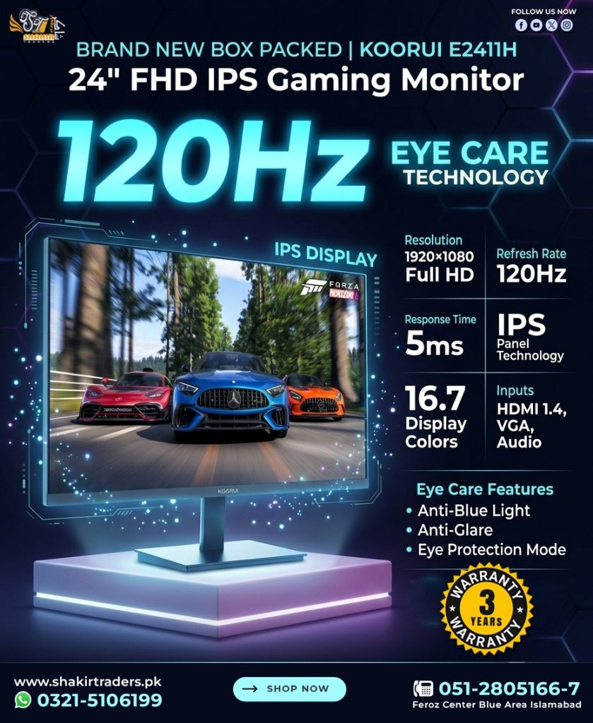Koorui E2411H 24" FHD Gaming LED (New)