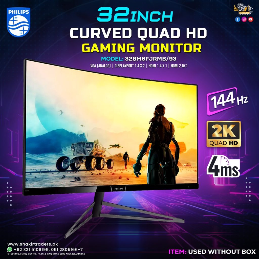 Philips 32" Curved QHD Gaming LED Monitor