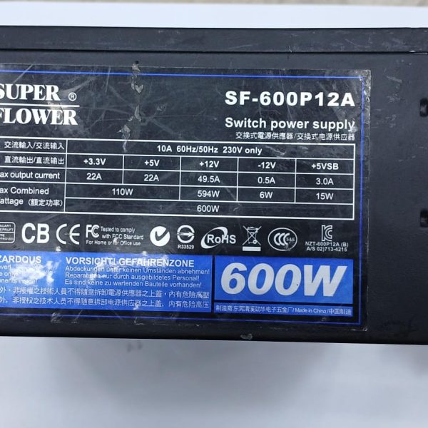 Super Flower 600W Power Supply (Used)