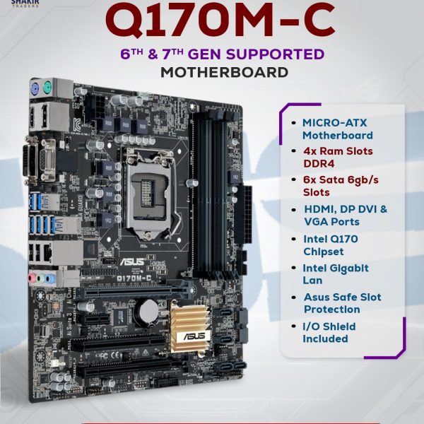 Asus Q170M-C Motherboard (Used)