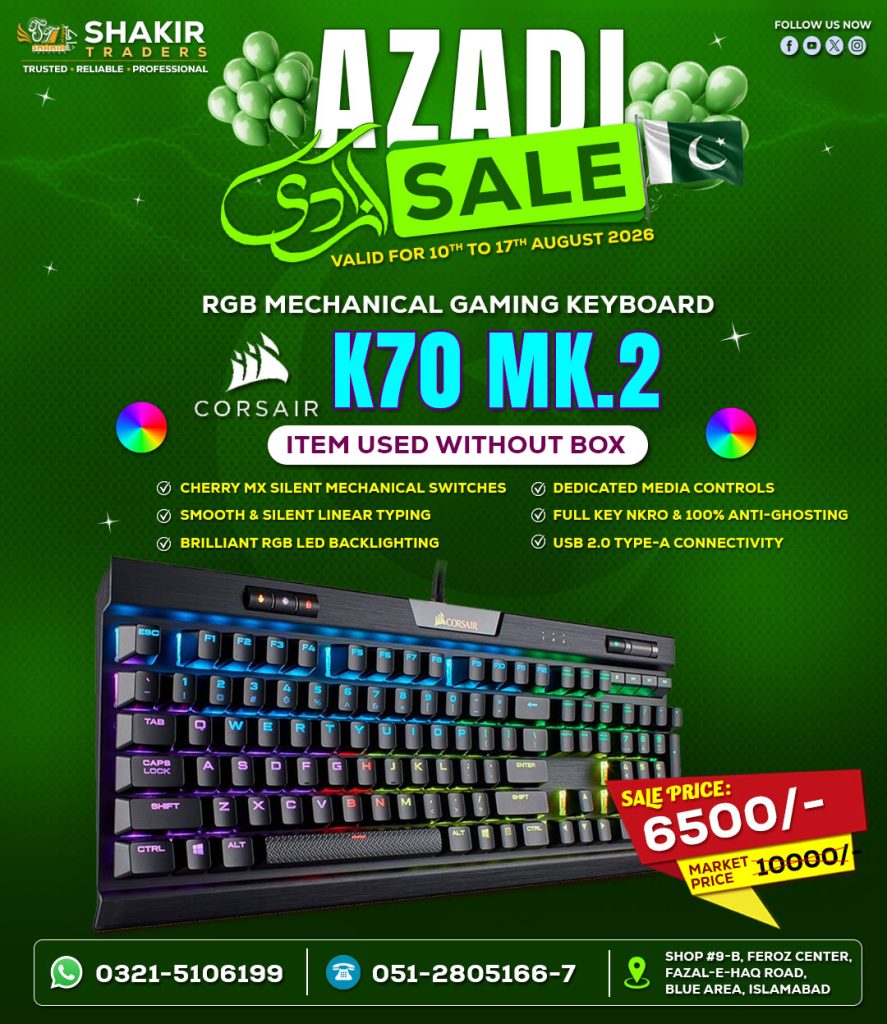 Corsair K70MK Gamin Mechanical Keyboard