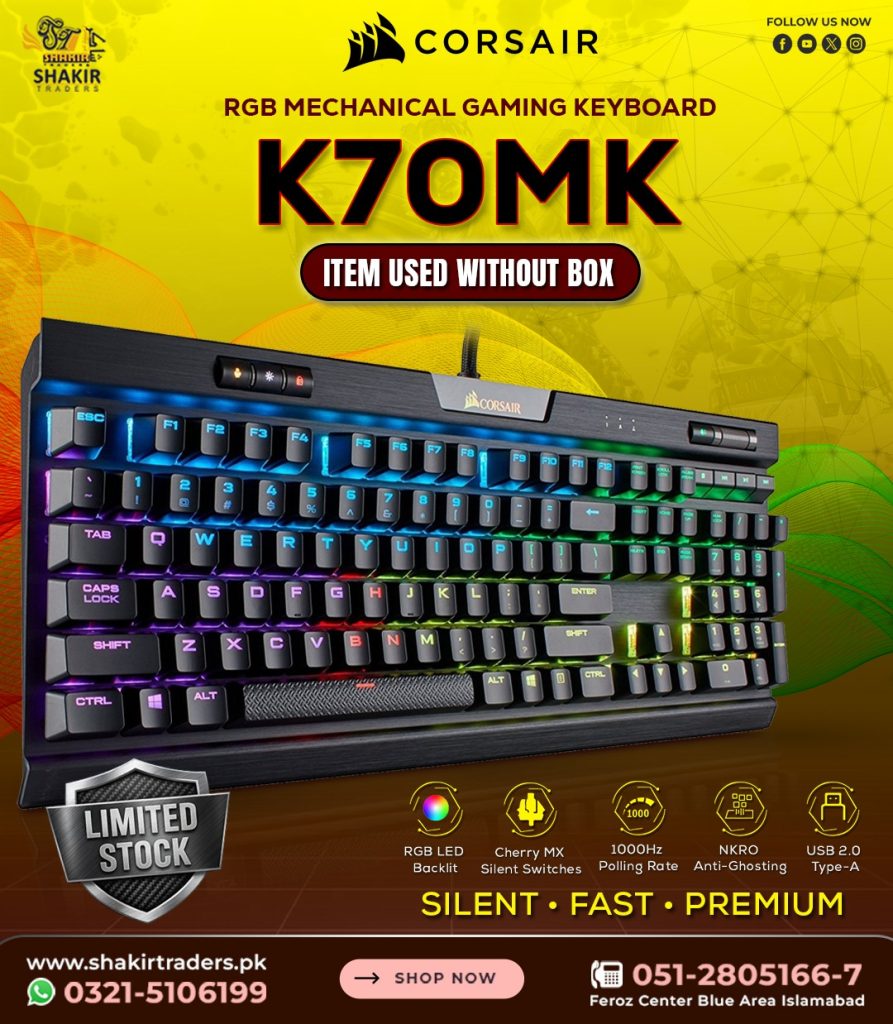 Corsair K70MK Gamin Mechanical Keyboard