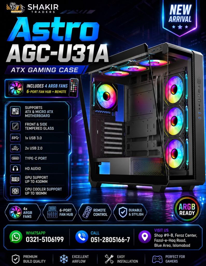 Astro AGC-U31A Gaming PC Case