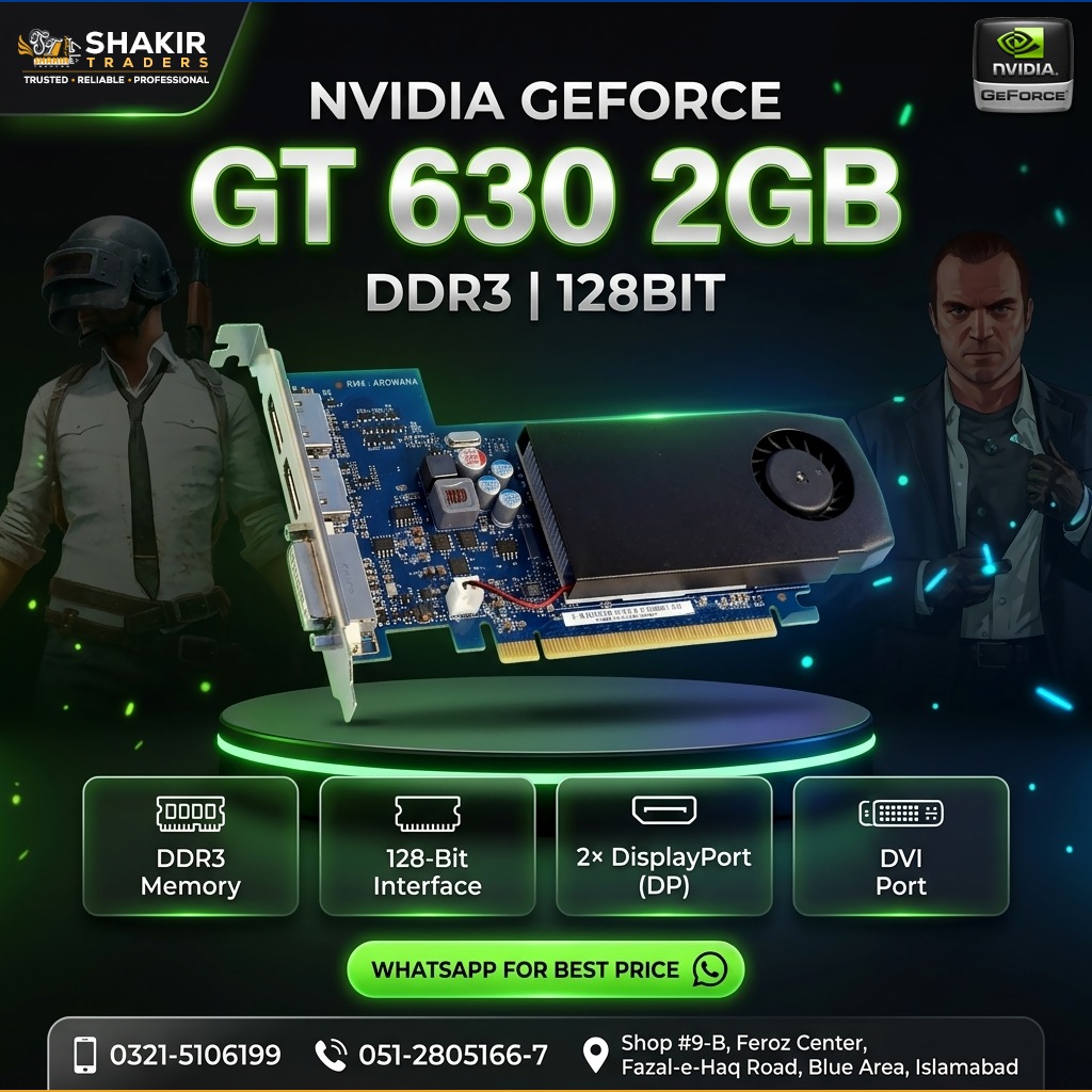 Nvidia GT 630 2GB (Used)