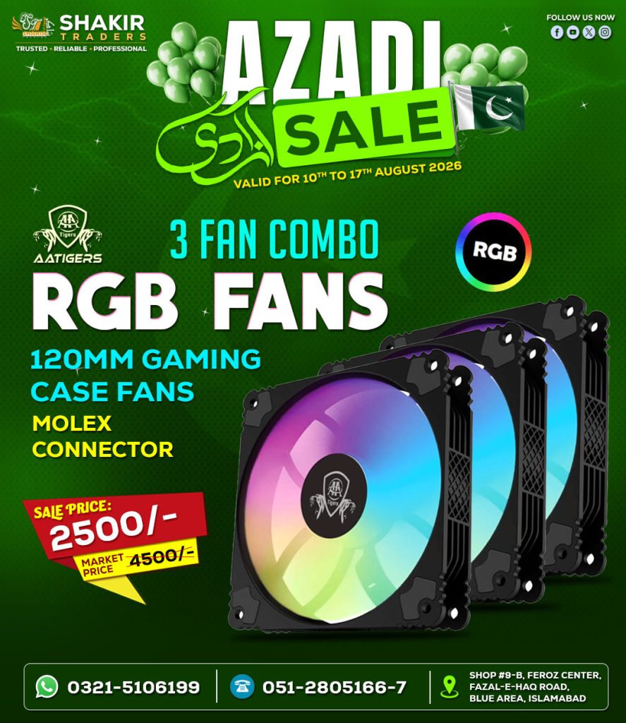 AA Tiger RGB 3 Fans 120MM