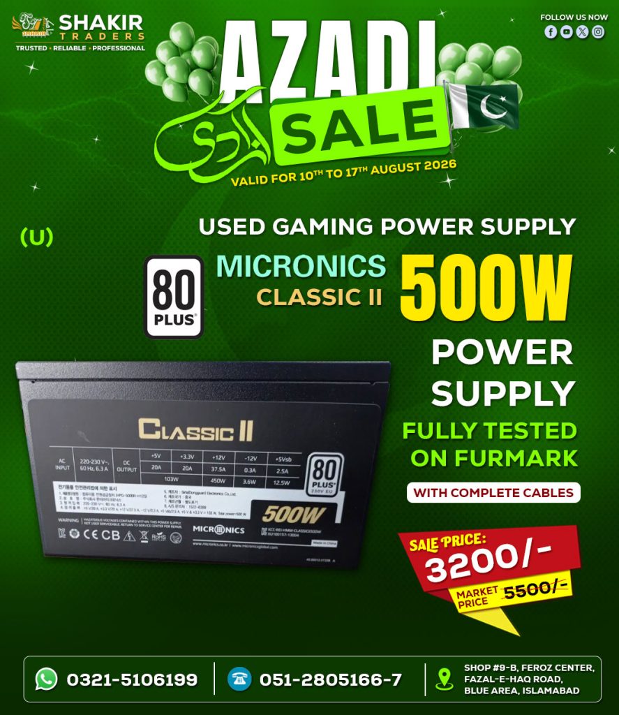 500W Micronics CL2 Power Supply