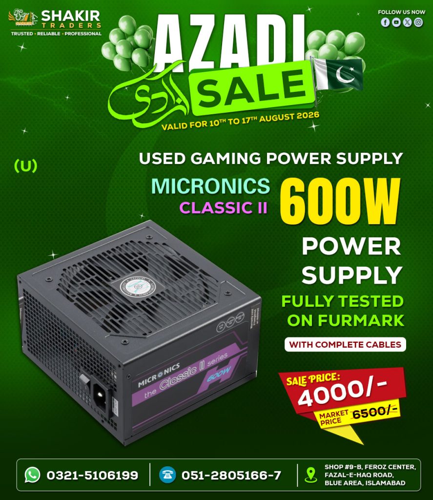600W Micronics CL2 Power Supply