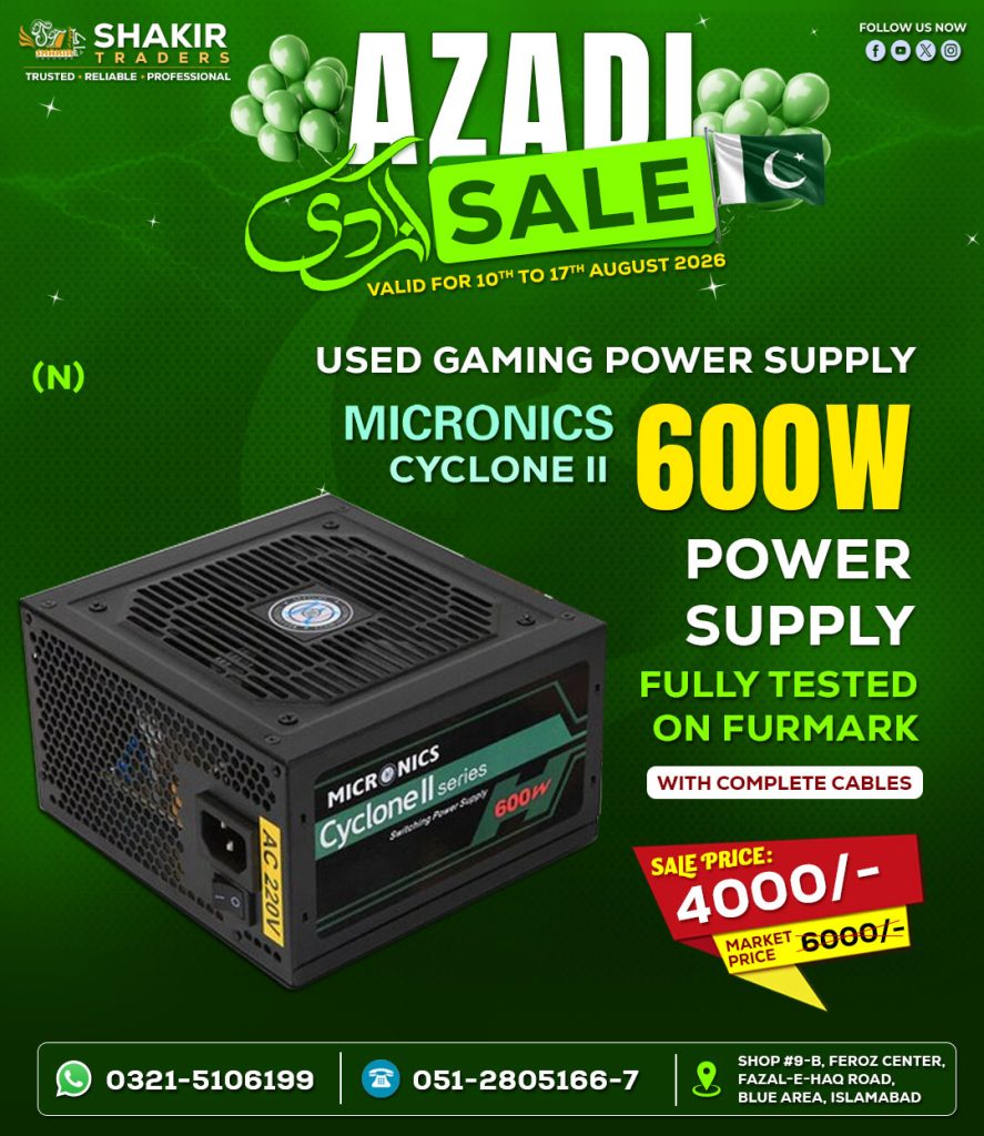 600W Cyclone 2 Power Supply