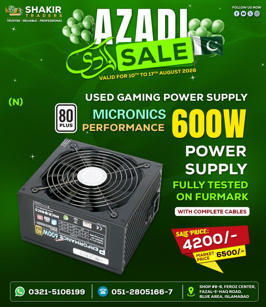 600W Micronics Power Supply