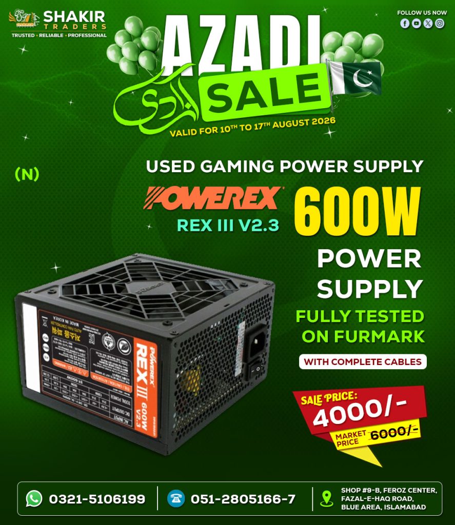 600W Powerex Power Supply