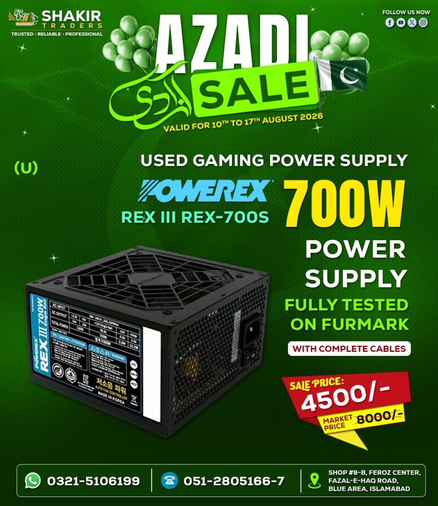 700W Powerex 3 Power Supply