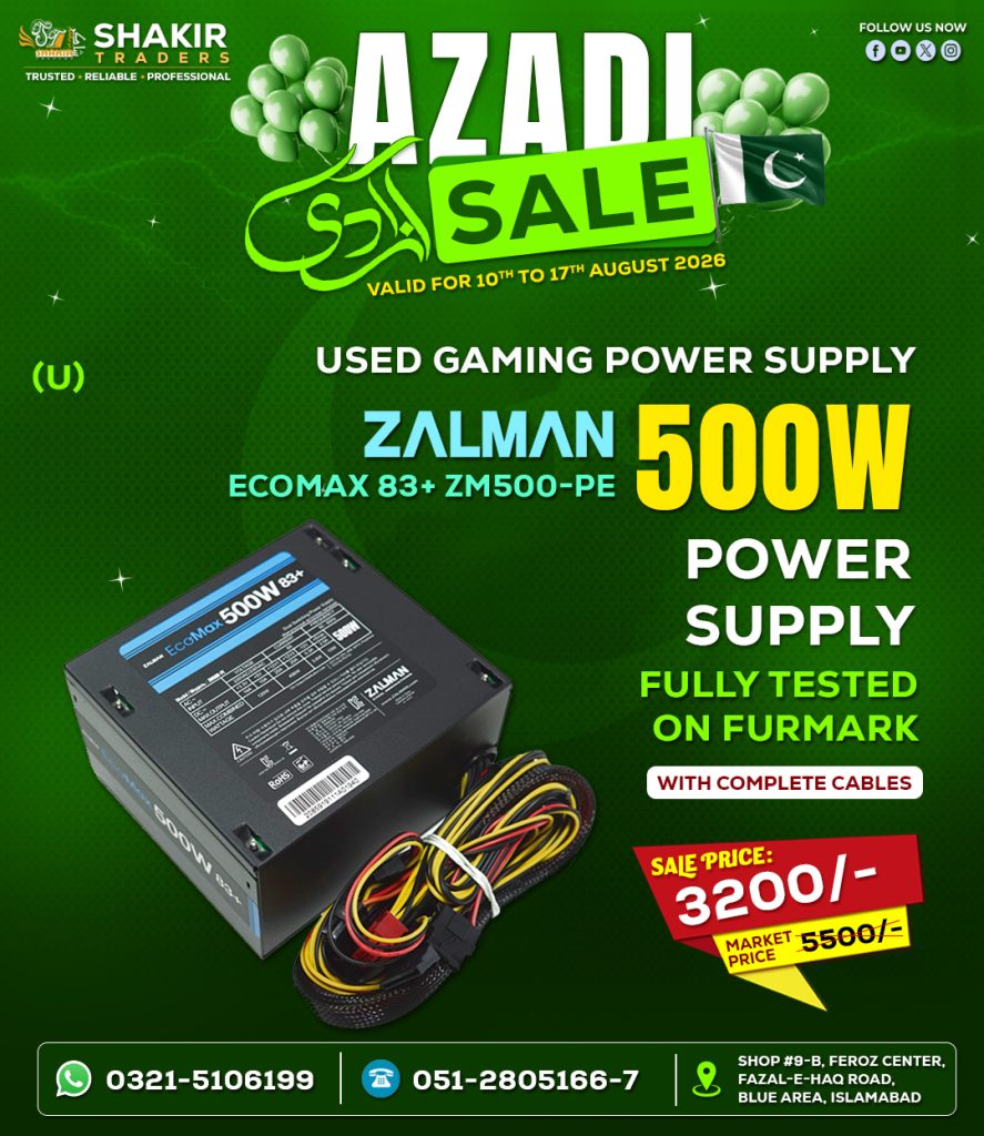 500W Zalman Eco Power Supply