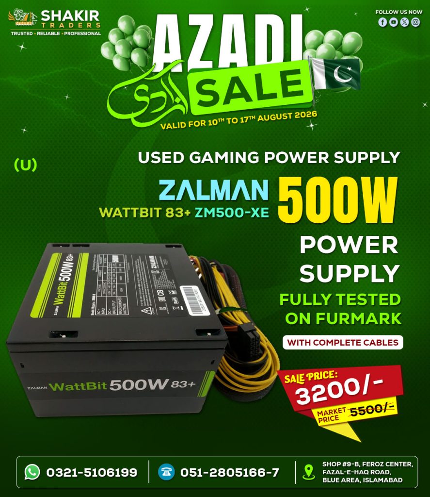 500W Zalman Watt Power Supply