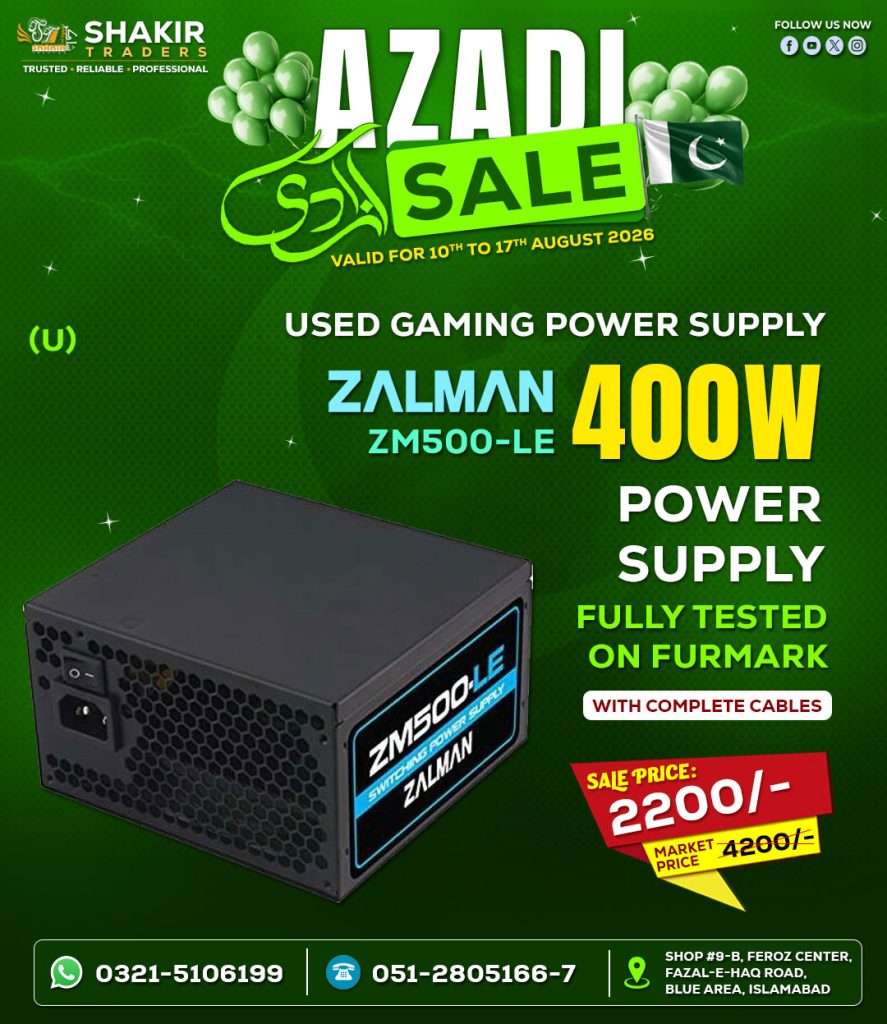 400W Zalman Power Supply