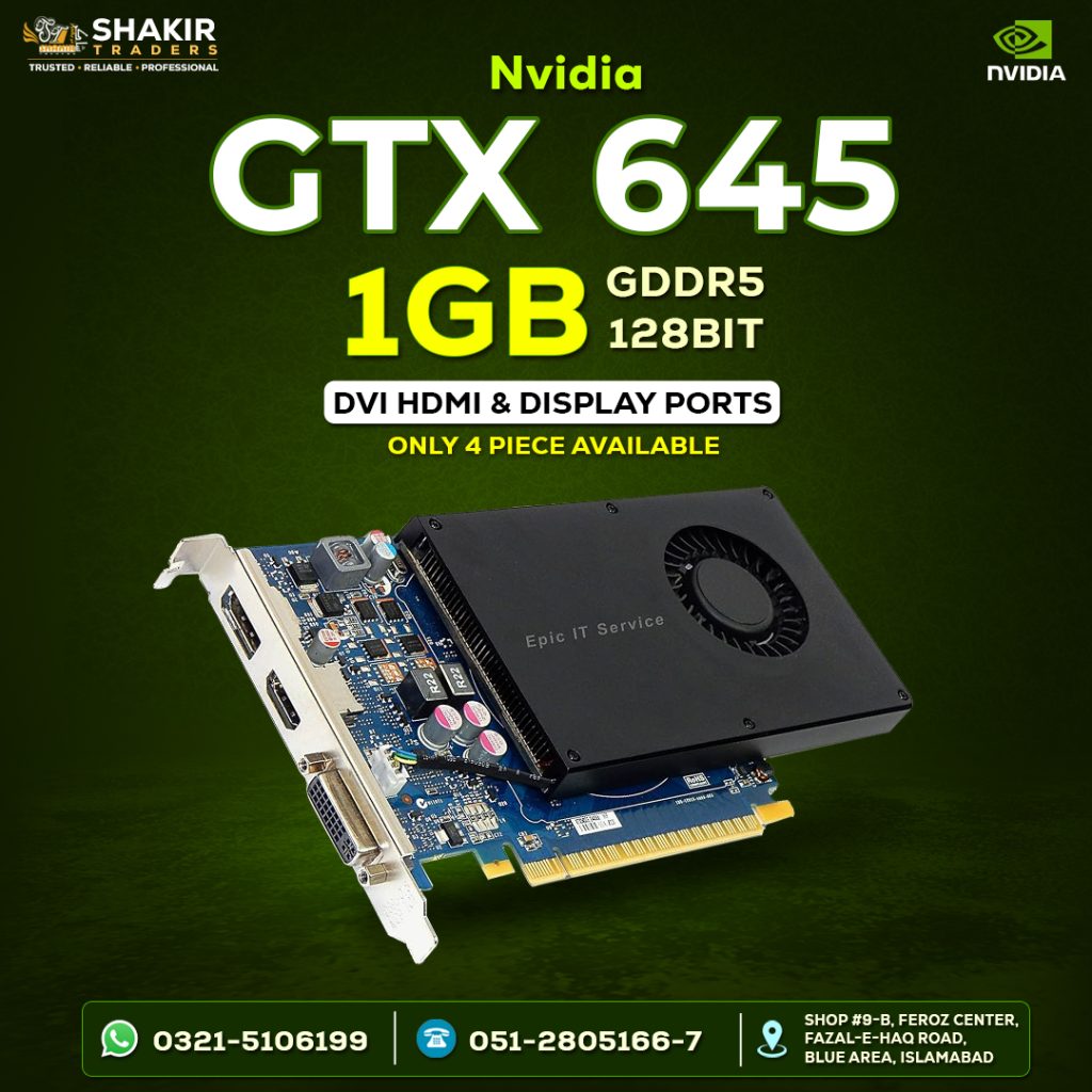 Nvidia GTX 645 1GB (Used)