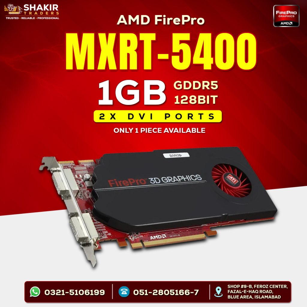 AMD Firepro MXRT 5400 1GB (Used)