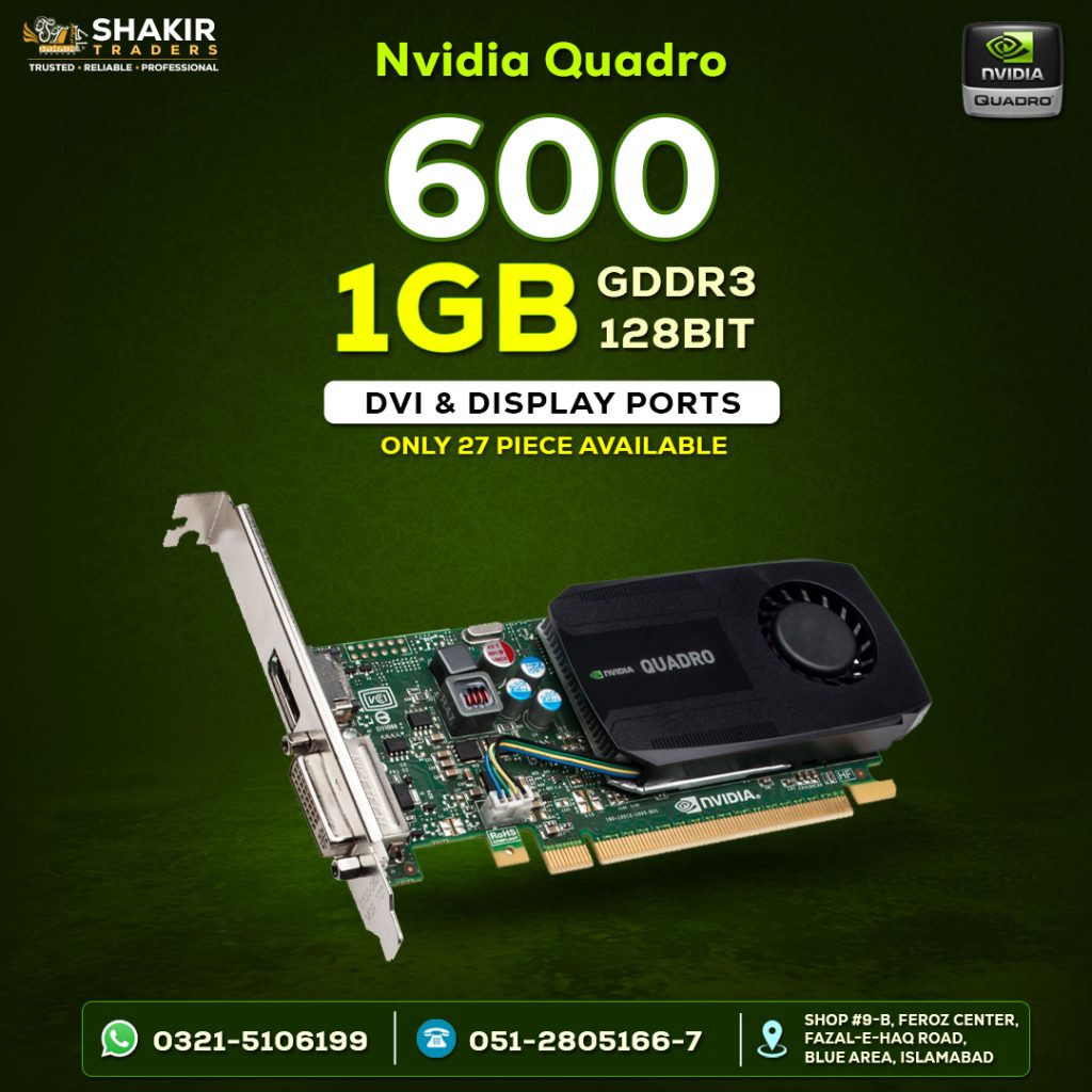 Nvidia Quadro Q600 1GB (Used)