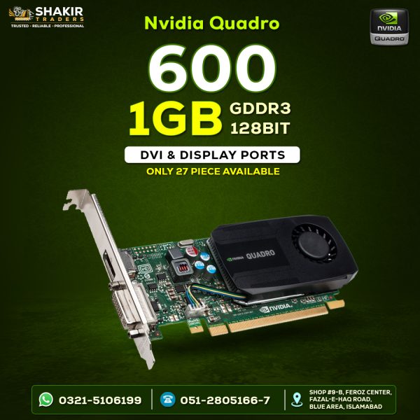 Nvidia Quadro Q600 1GB (Used)