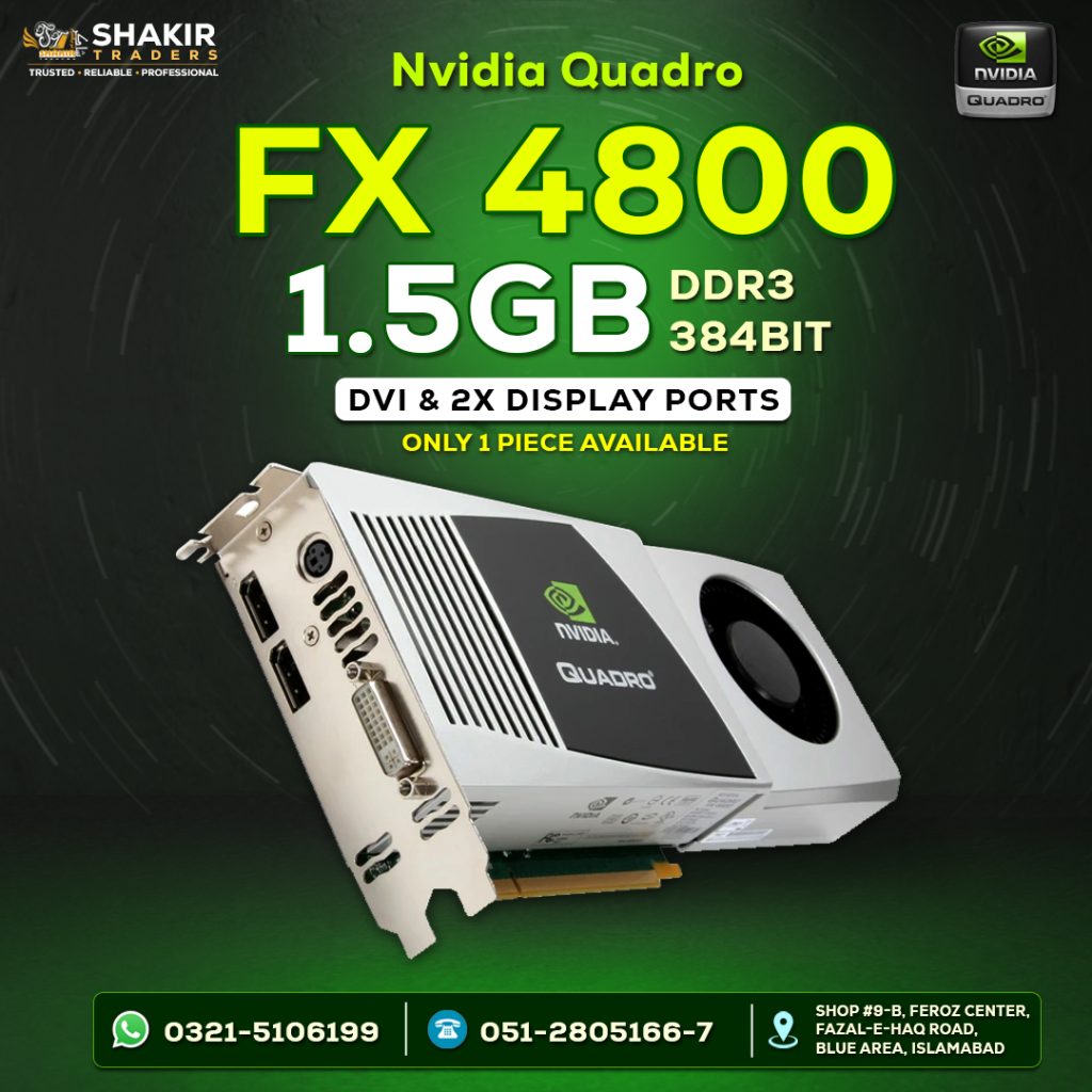 Nvidia Quadro FX4800 1.5GB (Used)