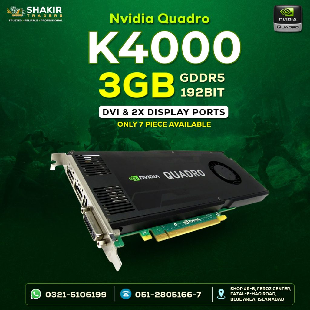 Nvidia Quadro K4000 3GB (Used)