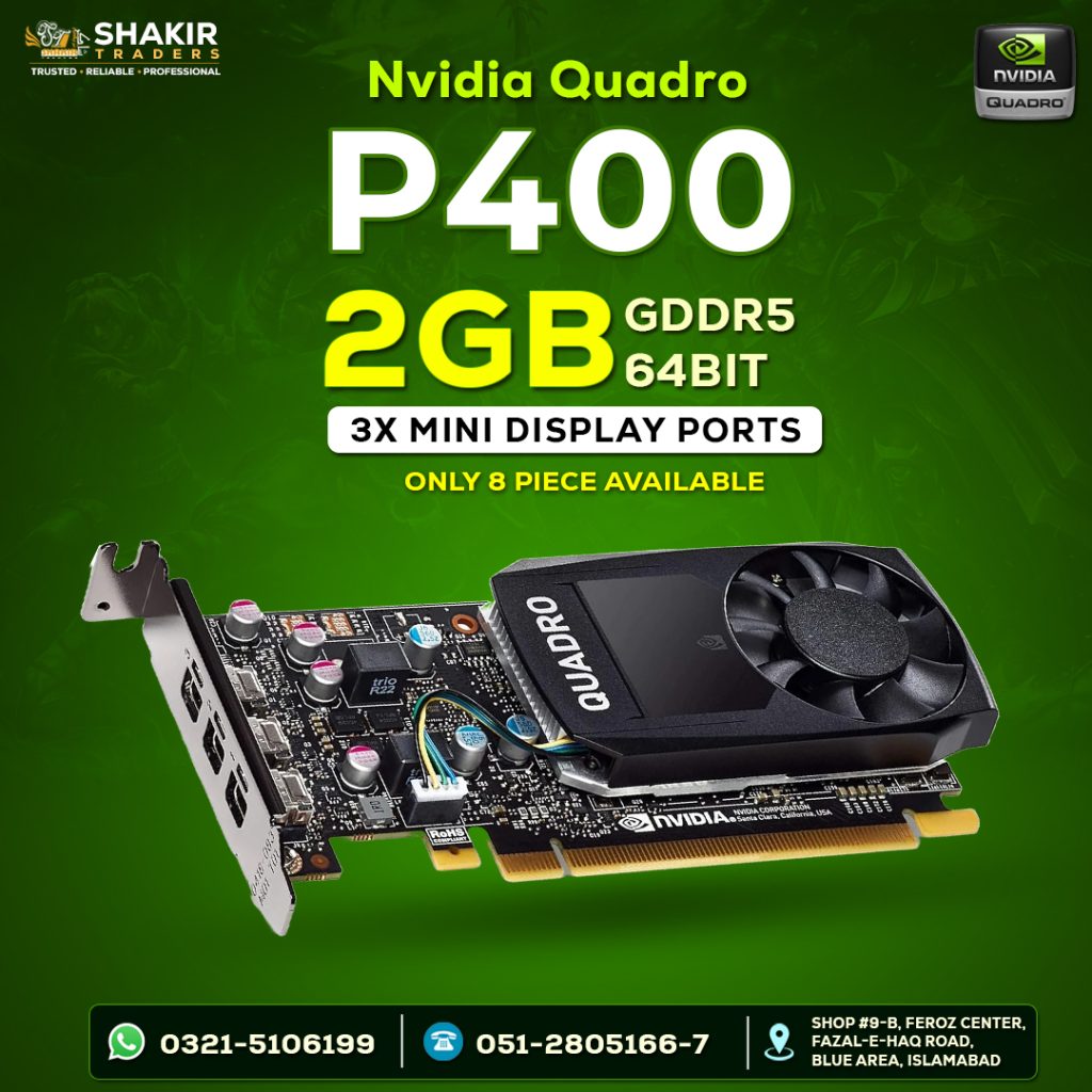 Nvidia Quadro P400 2GB (Used)