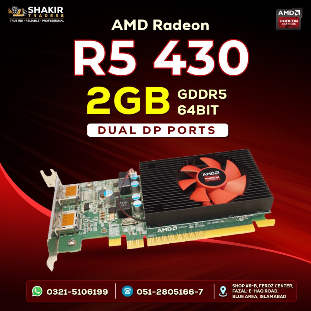 AMD R5 430 2GB Dual DP (Used)