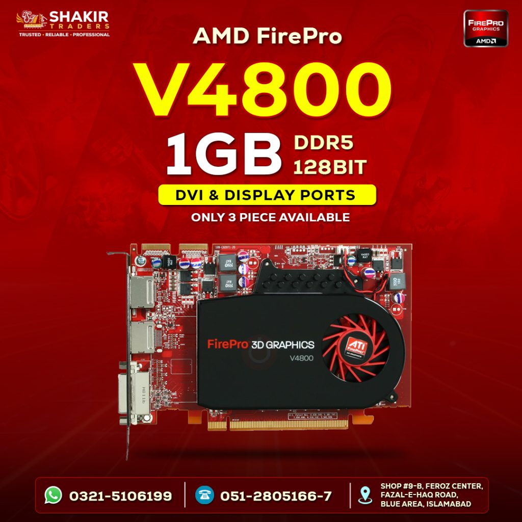 AMD Firepro V4800 1GB (Used)