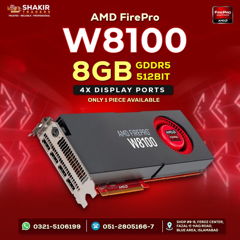 AMD Firepro W8100 8GB (Used)