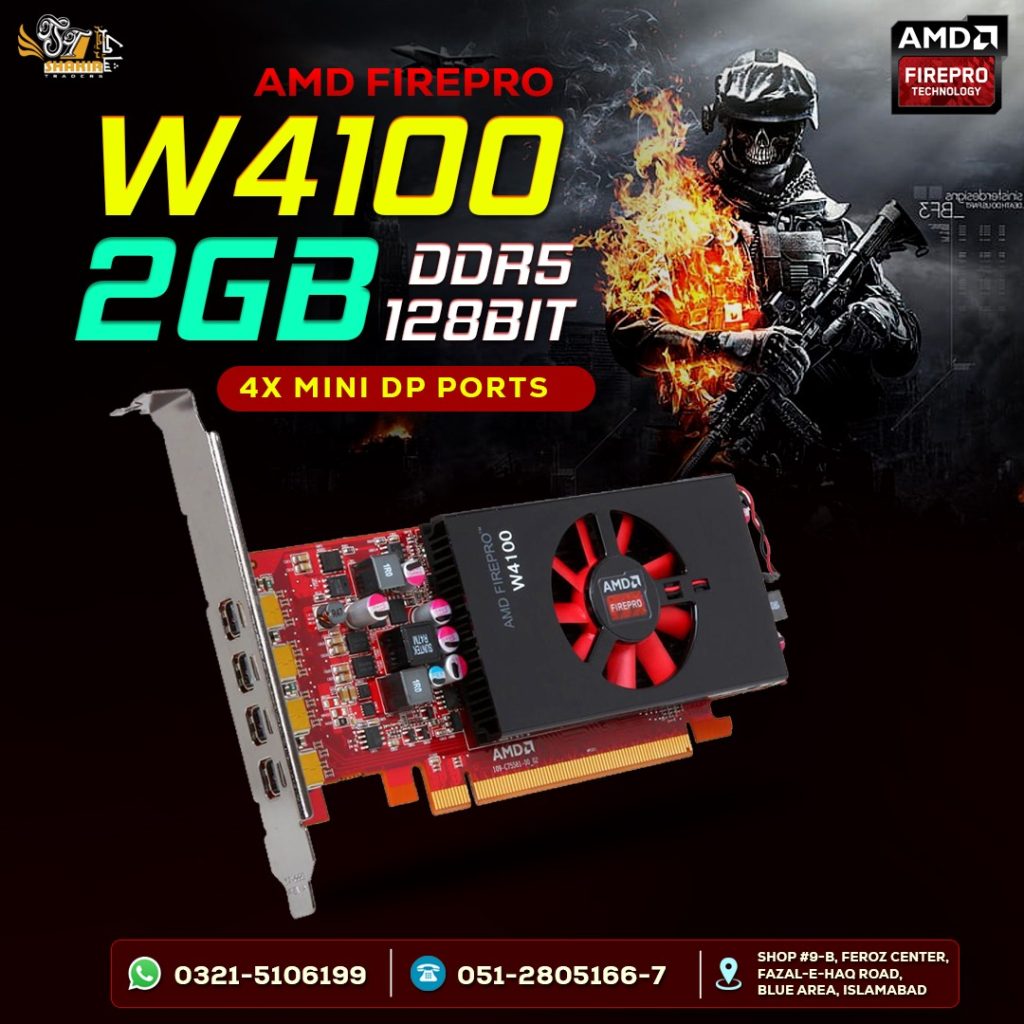 AMD Firepro W4100 2GB (Used)