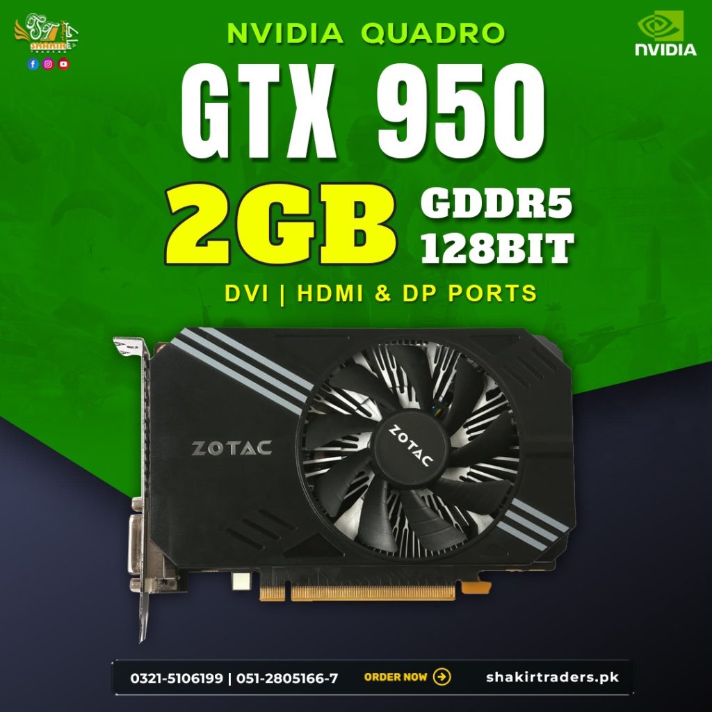 Nvidia Quadro GTX 950 2GB (Used)