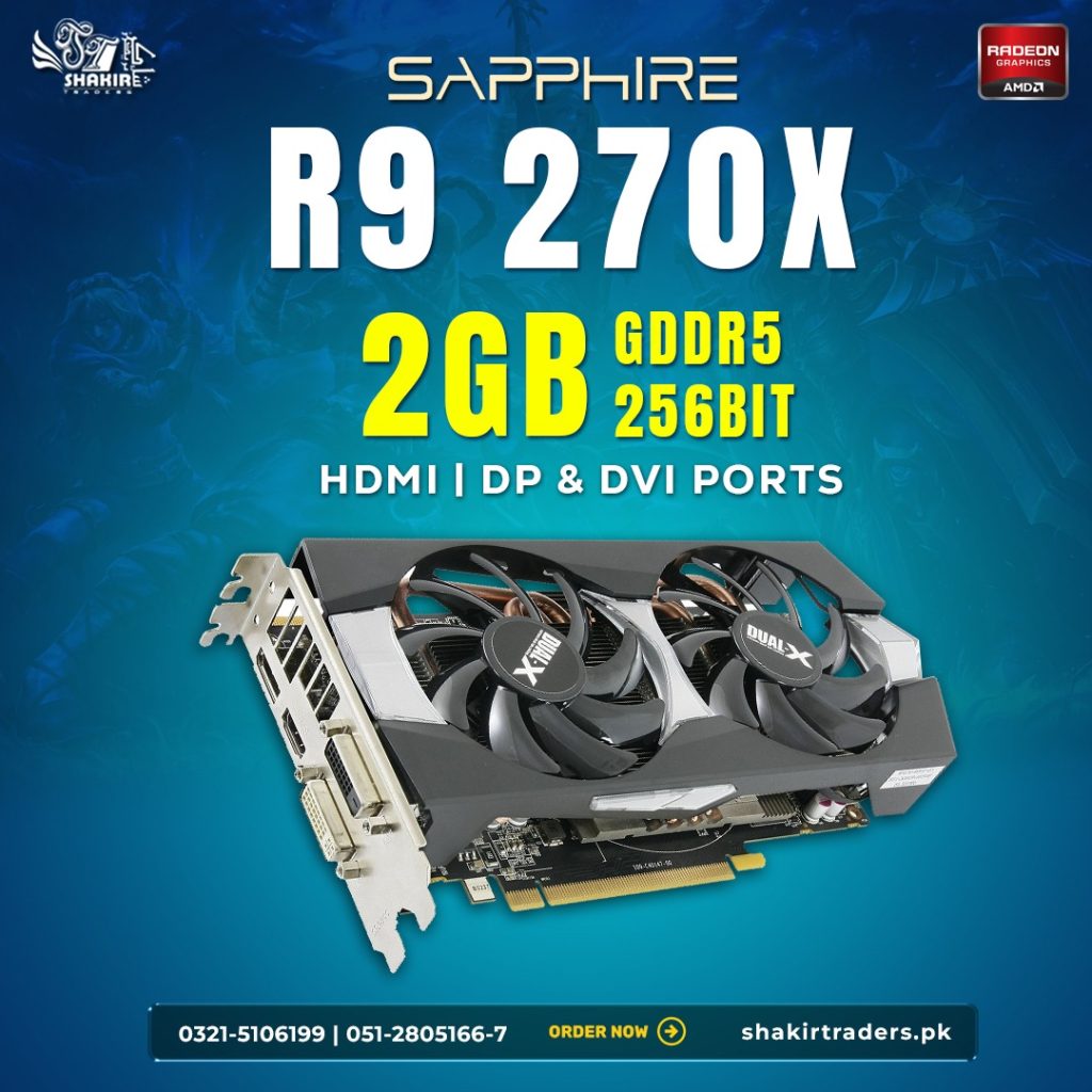 Sapphire R9 270X 2GB (Used)