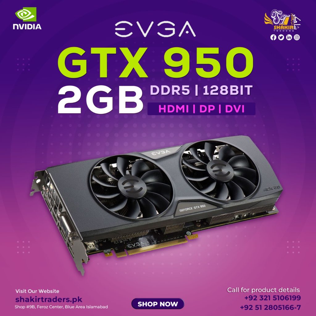 EVGA GTX 950 2GB (Used)