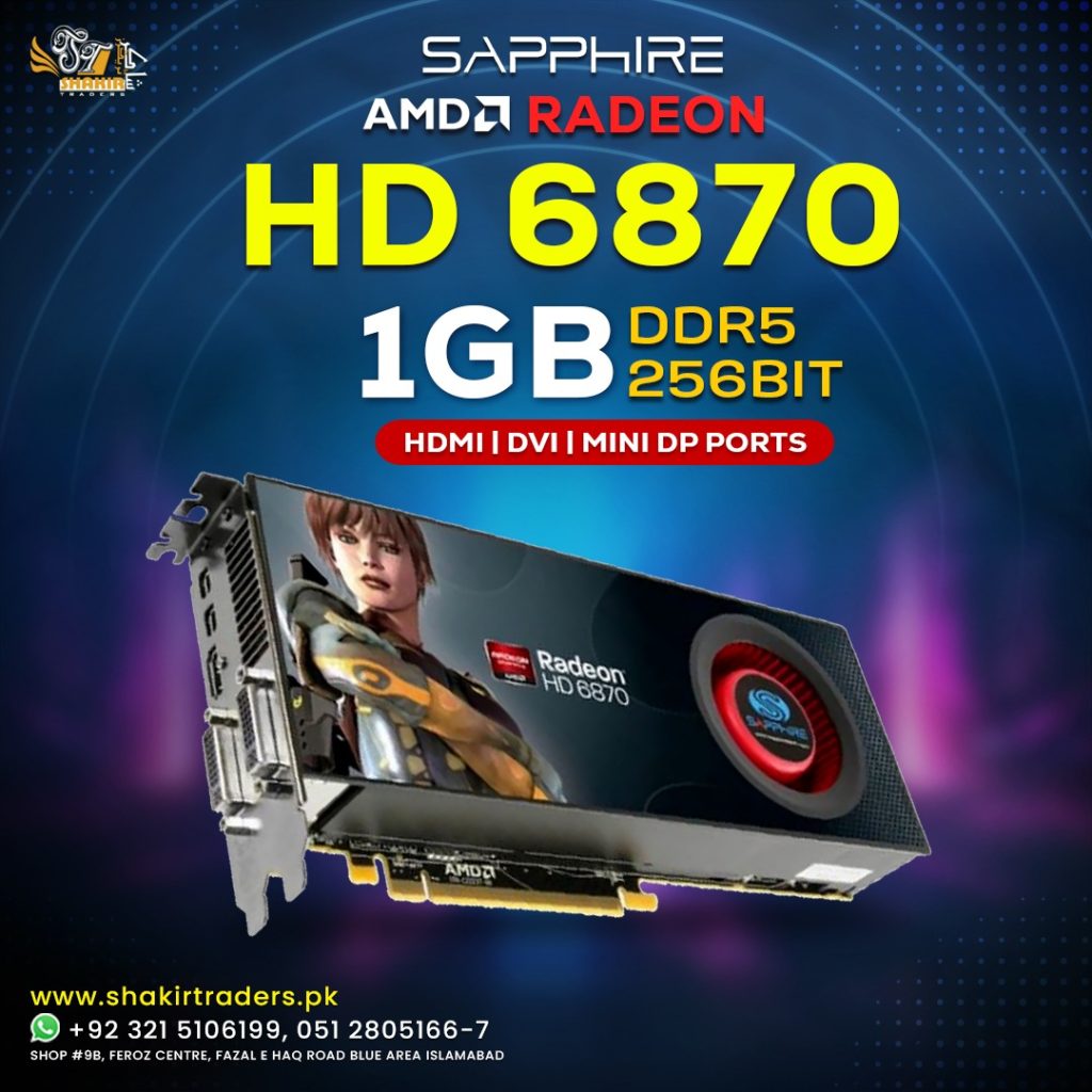 Saphire HD 6870 1GB (Used)
