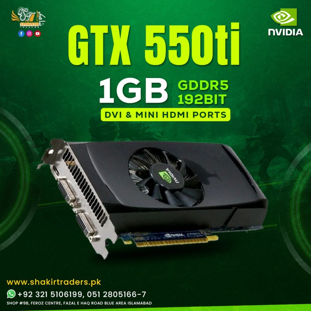 Nvidia GTX 550ti 1GB (Used)
