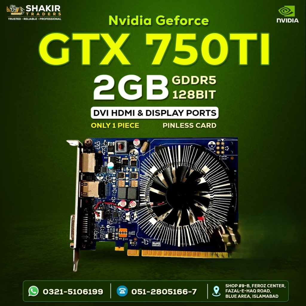 Nvidia GTX 750ti 2GB (Used)