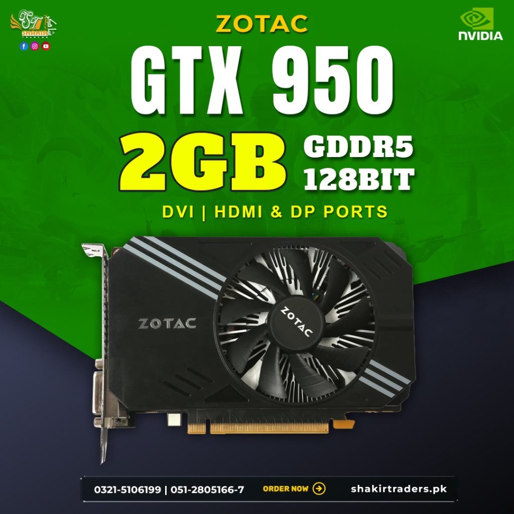 Nvidia GTX 950 2GB (Used)