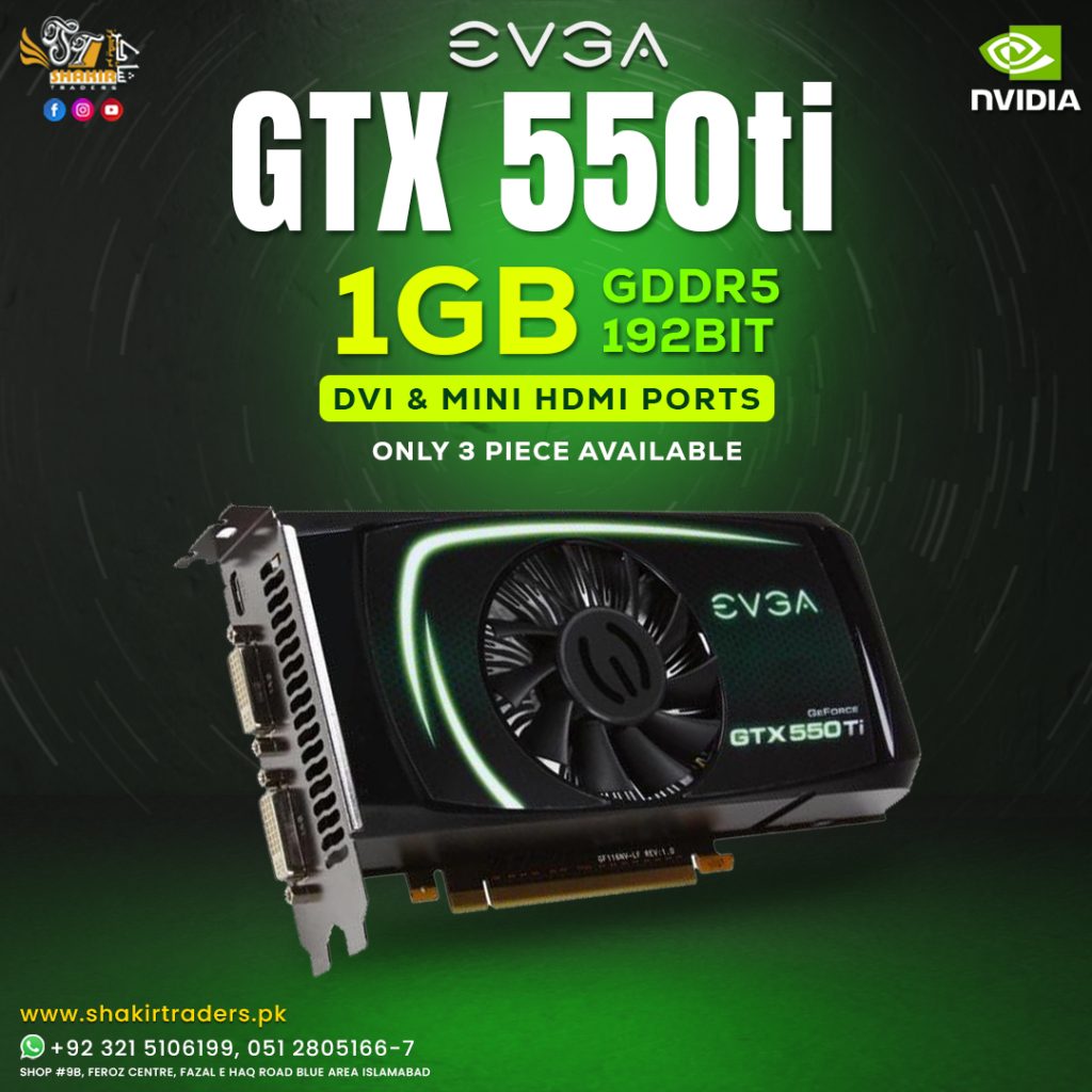 EVGA GTX 550ti 1GB (Used)